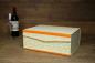 Preview: High hinged lid box with magnetic closure orange yellow
